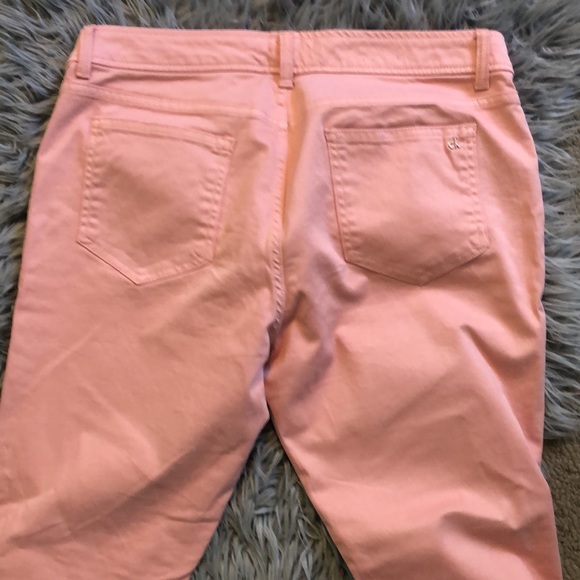 Peachy Pink Calvin Klein pants - Picture 4 of 5